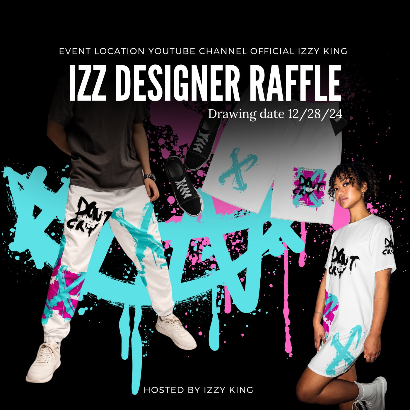 Izz Designer Don't Cry Raffle Ticket #1